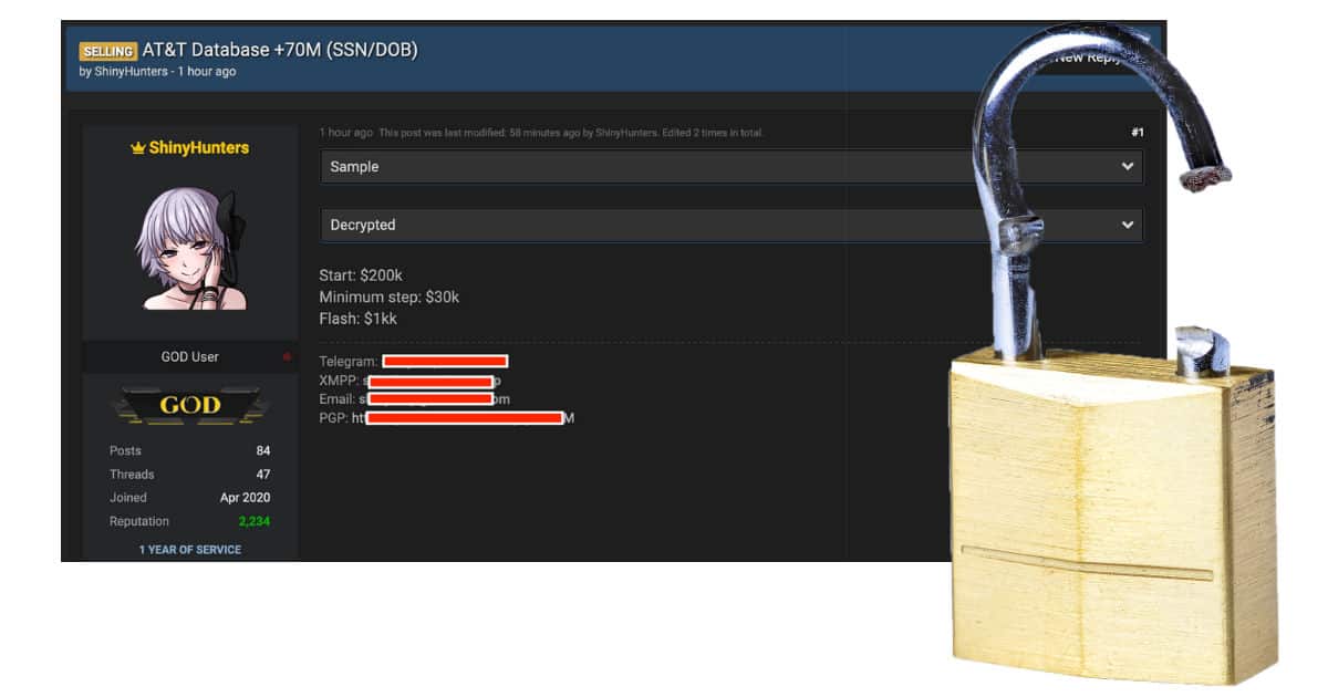 70M AT&T Customer Records Reportedly Stolen in Breach